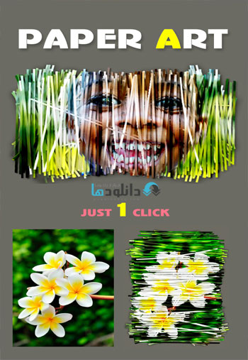 GraphicRiver Paper Art Photoshop Action دانلود اکشن فتوشاپ ایجاد افکت هنری کاغذ رنده شده بر روی تصاویر از گرافیک ریور GraphicRiver Paper Art Photoshop Action 