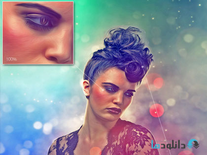 GraphicRiver act04 دانلود اکشن فتوشاپ ساخت پرتره نقاشی با افکت بوکه از گرافیک ریور GraphicRiver Portrait Photoshop Action 