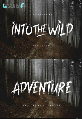 Into The Wild Typeface دانلود مجموعه فونت انگلیسی Into The Wild Font 