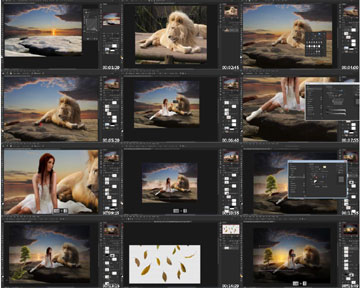 Making Girl & Lion Photo I دانلود ویدیو آموزش فتوشاپ Making Girl and Lion Photo In Photoshop 