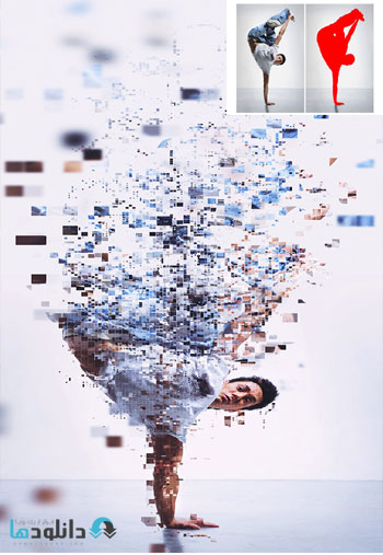 Pixelated PreviewImage دانلود اکشن فتوشاپ Graphicriver Pixelated Photoshop Action 