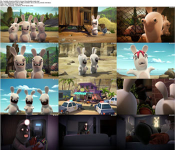 Rabbids.Invasion.S01E01.s دانلود انیمیشن سریالی حمله خرگوشها Rabbids Invasion 2013 