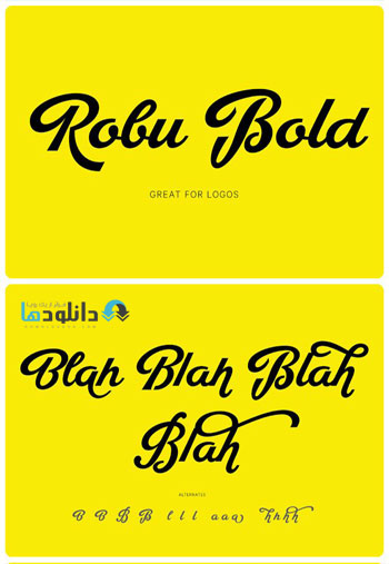 Robu Bold دانلود مجموعه فونت انگلیسی Robu Bold Font 