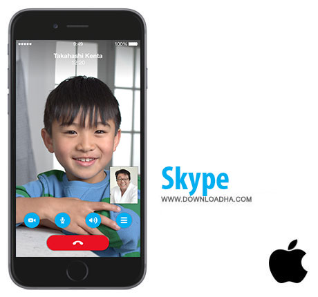 Skype for iPhone نرم افزار تماس صوتی و تصویری اسکایپ Skype v5.13.1 – آیفون آیپاد