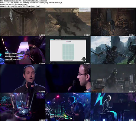 The Game Awards 2014 دانلود مراسم  The Game awards 2014