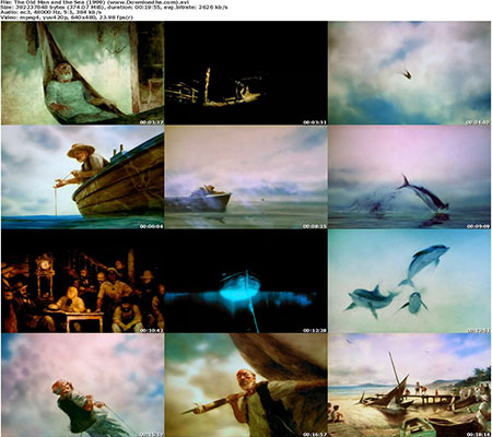 The Old Man and the Sea %281999%29 %28www.Downloadha.com%29 s دانلود انیمیشن کوتاه پیرمرد و دریا – 1999 The Old Man and the Sea 