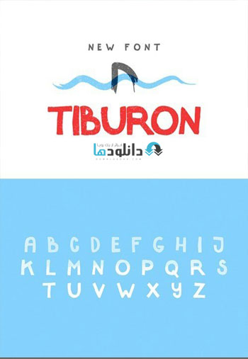 Tiburon Display Font دانلود مجموعه فونت انگلیسی Tiburon Font 