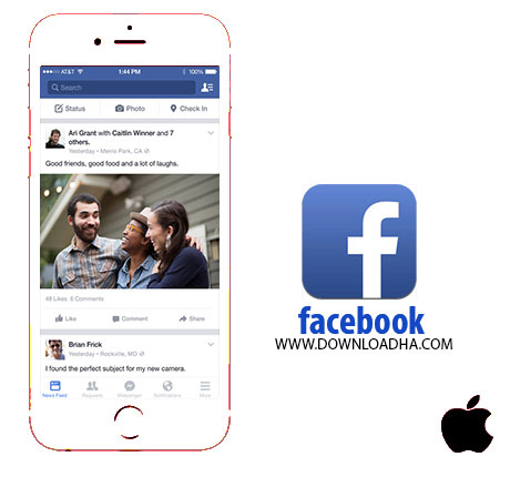 face%20bb نرم افزار فیس بوک Facebook v47.0 – آیفون و آیپاد 