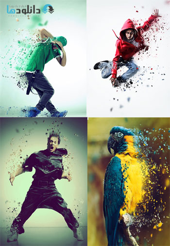 graphic river ac 01 دانلود اکشن فتوشاپ Graphicriver Dispersion Photoshop Action 