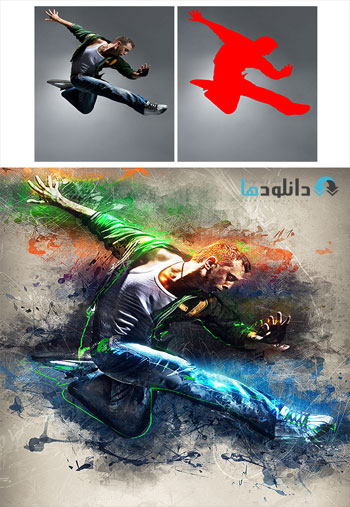 grunge دانلود اکشن GraphicRiver Grunge Photoshop Action 