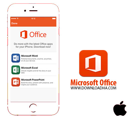 officee iphone نرم افزار مایکروسافت آفیس Microsoft Office v 1.2.2 – آیفون 