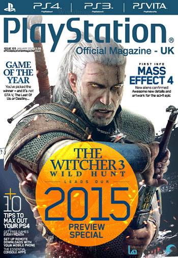 play 2015 دانلود مجله 2015 Playstation Official Magazine UK – January