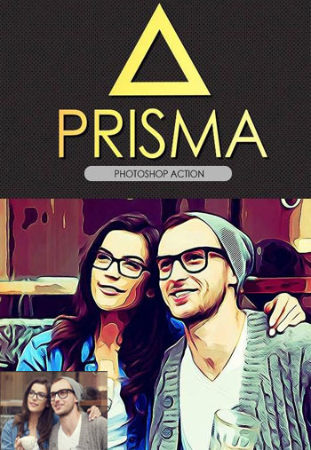 دانلود اکشن فتوشاپ prisma Photoshop Action