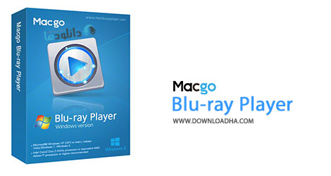 Blu ray Player Cover %28Downloadha.com%29 نرم افزار پلیر بلوری Macgo Windows Blu ray Player v2.11.4.1945