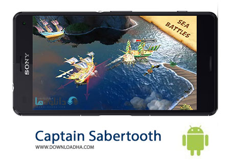 Captain Sabertooth Cover%28Downloadha.com%29 دانلود بازی زیبایی دزدان دریایی Captain Sabertooth v1.5 برای اندروید