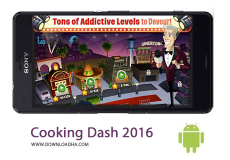 Cooking Dash 2016 Cover%28Downloadha.com%29 دانلود بازی آشپزی COOKING DASH 2016 v1.3.6 برای اندروید