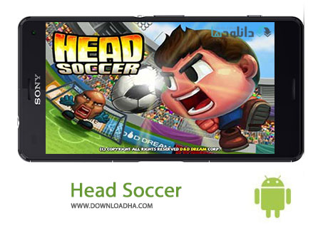 Head Soccer Cover%28Downloadha.com%29 دانلود بازی مهیج و زیبای فوتبال Head Soccer v3.4.9.2 برای اندروید