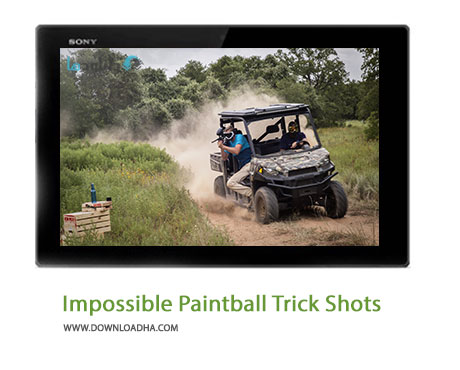 Impossible Paintball Trick Shots Cover%28Downloadha.com%29 دانلود کلیپ ضربات باورنکردنی بازی پینت بال