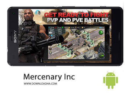 Mercenary Inc Cover%28Downloadha.com%29 دانلود بازی استراتژیک و زیبای سرباز مزدور Mercenary Inc v1.0.2 برای اندروید