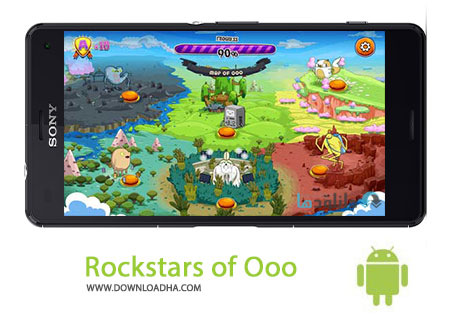 Rockstars of Ooo Cover%28Downloadha.com%29 دانلود بازی اکشن و زیبای ستارگان راک Rockstars of Ooo V1.0.0 برای اندروید