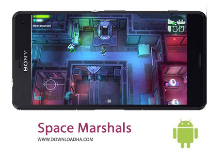 Space Marshals Cover%28Downloadha.com%29 دانلود بازی اکشن و زیبای مارشال فضایی Space Marshals v1.2.3 برای اندروید