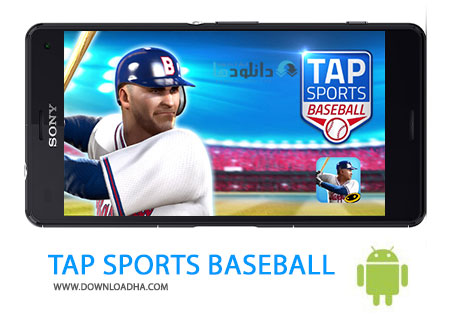 TAP SPORTS BASEBALL Cover%28Downloadha.com%29 دانلود بازی مهیج بیس بال TAP SPORTS BASEBALL V1.5.3 برای اندروید