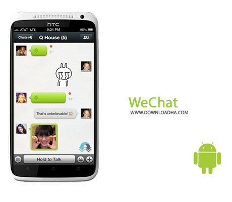 WeChat Cover%28Downloadha.com%29 دانلود نرم افزار گفتگوی اینترنتی وی چت WeChat v6.2.4 برای اندروید