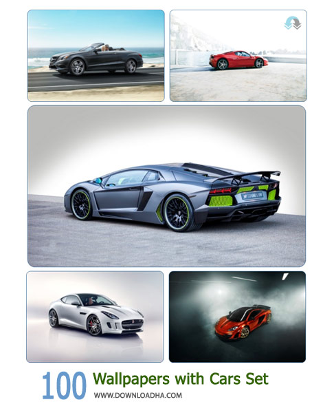 100 Wallpapers with Cars Set Cover%28Downloadha.com%29 دانلود مجموعه 100 والپیپر ماشین با کیفیت عالی