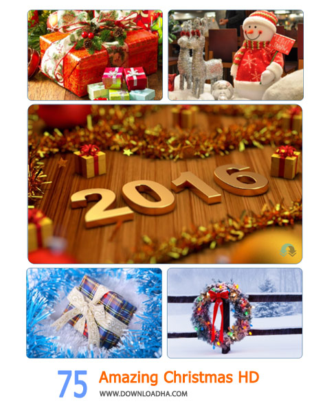 75 Amazing Christmas HD Wallpapers Cover(Downloadha.com) دانلود مجموعه 75 والپیپر کریسمس با کیفیت HD