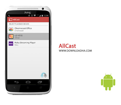 AllCast Cover%28Downloahda.com%29 دانلود برنامه ارسال فایل های چندرسانه ای به تلویزیون AllCast 2.0.3.7 برای اندروید