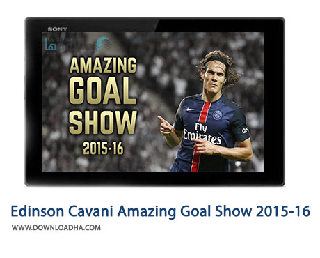 Edinson Cavani Amazing Goal Show 2015 16 Cover(Downloadha.com) دانلود کلیپ بهترین گل های ادینسون کاوانی برای پی اس جی در فصل 16 2015