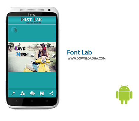 Font Lab Cover%28Downloadha.com%29 دانلود برنامه زیباسازی تصاویر Font Lab 1.0.3 برای اندروید