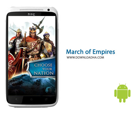 March of Empires Cover(Downloadha.com) دانلود بازی استراتژیک و زیبای مارس امپراتوری March of Empires 1.3.0i برای اندروید