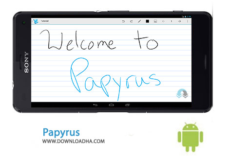 Papyrus Cover%28Downloadha.com%29 دانلود نرم افزار یادداشت برداری حرفه ای Papyrus 2.2.2.0 GP برای اندروید