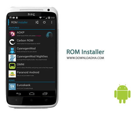 ROM Installer Cover%28Downloadha.com%29 دانلود برنامه نصب رام های سفارشی ROM Installer 1.2.6.4 برای اندروید