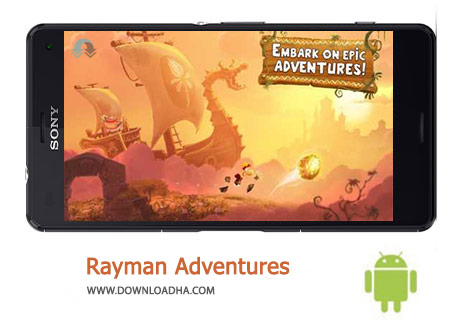 Rayman Adventures Cover%28Downloadha.com%29 دانلود بازی ماجراهای ریمن Rayman Adventures 1.5.0 اندروید