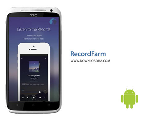 RecordFarm Cover(Downloadha.com) دانلود نرم افزار دریافت موسیقی های آنلاین RecordFarm 3.05 برای اندروید