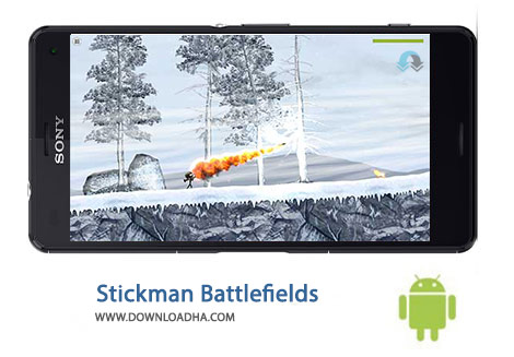 Stickman Battlefields Cover%28Downloadha.com%29 دانلود بازی اکشن جبهه مردان چوبی Stickman Battlefields 1.7.6 برای اندروید