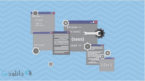 Udemy Write Clean CSS using SASS Cover%28Downloadha.com%29 دانلود فیلم آموزش کدنویسی سریع و آسان CSS با استفاده از SASS