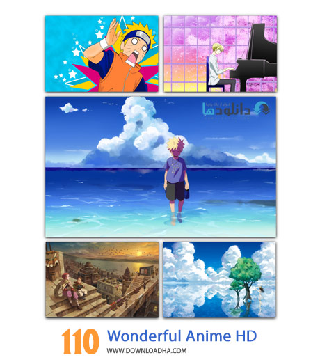 110 Wonderful Anime HD Wallpapers Cover%28Downloadha.com%29 دانلود مجموعه 110 والپیپر شگفت انگیز از انیمیشن HD