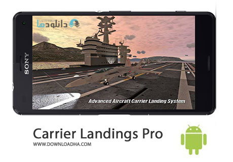 Carrier Landings Pro Cover%28Downloadha.com%29 دانلود بازی مهیج شبیه سازی هواپیما Carrier Landings Pro v3.05 برای اندروید