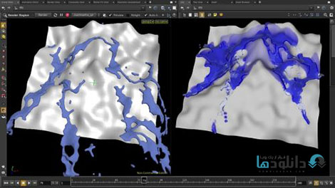 DT Creating a Dynamic Wet Map Shader in Houdini Cover%28Downloadha.com%29 دانلود فیلم آموزش ساخت نقشه سایه زن پویا در نرم افزار هدینی