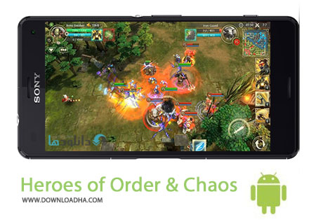 Heroes of Order %26 Chaos Cover%28Downloadha.com%29 دانلود بازی قهرمانان نظم و آشوب Heroes of Order & Chaos v2.1.0t برای اندروید