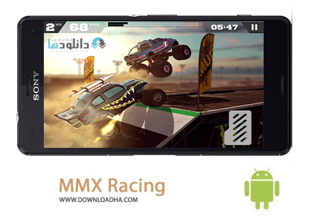 MMX Racing Cover%28Downloadha.com%29 دانلود بازی مهیج و مسابقه ای MMX Racing v1.12.8097 برای اندروید