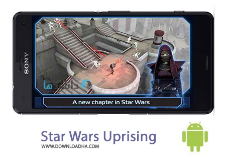 Star Wars Uprising Cover%28Downloadha.com%29 دانلود بازی جدید و زیبای جنگ ستارگان: قیام Star Wars Uprising 2.1.1 برای اندروید