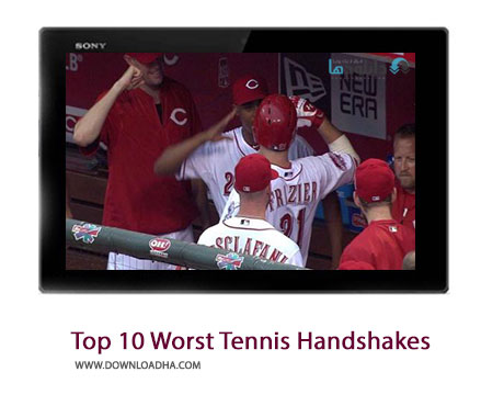 Top 10 Worst Tennis Handshakes Cover%28Downloadha.com%29 دانلود کلیپ 10 خوش و بش بد در مسابقات تنیس