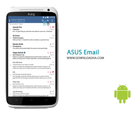 ASUS Email Cover%28Downloadha.com%29 دانلود برنامه مدیریت ایمیل ASUS Email 2.7.0.150909 w 2 برای اندروید