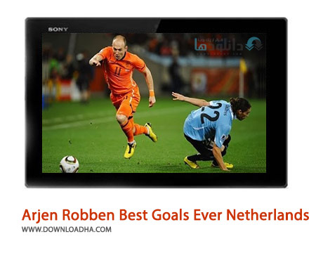 Arjen Robben Best Goals Ever Netherlands Cover%28Downloadha.com%29 دانلود کلیپ برترین گل های آرین روبن برای هلند