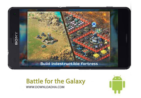 Battle for the Galaxy Cover%28Downloadha.com%29 دانلود بازی استراتژیک و زیبای نبرد برای کهکشان Battle for the Galaxy 1.08.4 برای اندروید