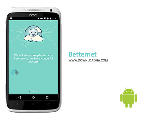 Betternet Cover(Downloadha.com) دانلود نرم افزار بهینه سازی اینترنت Betternet 3.4.1 برای اندروید